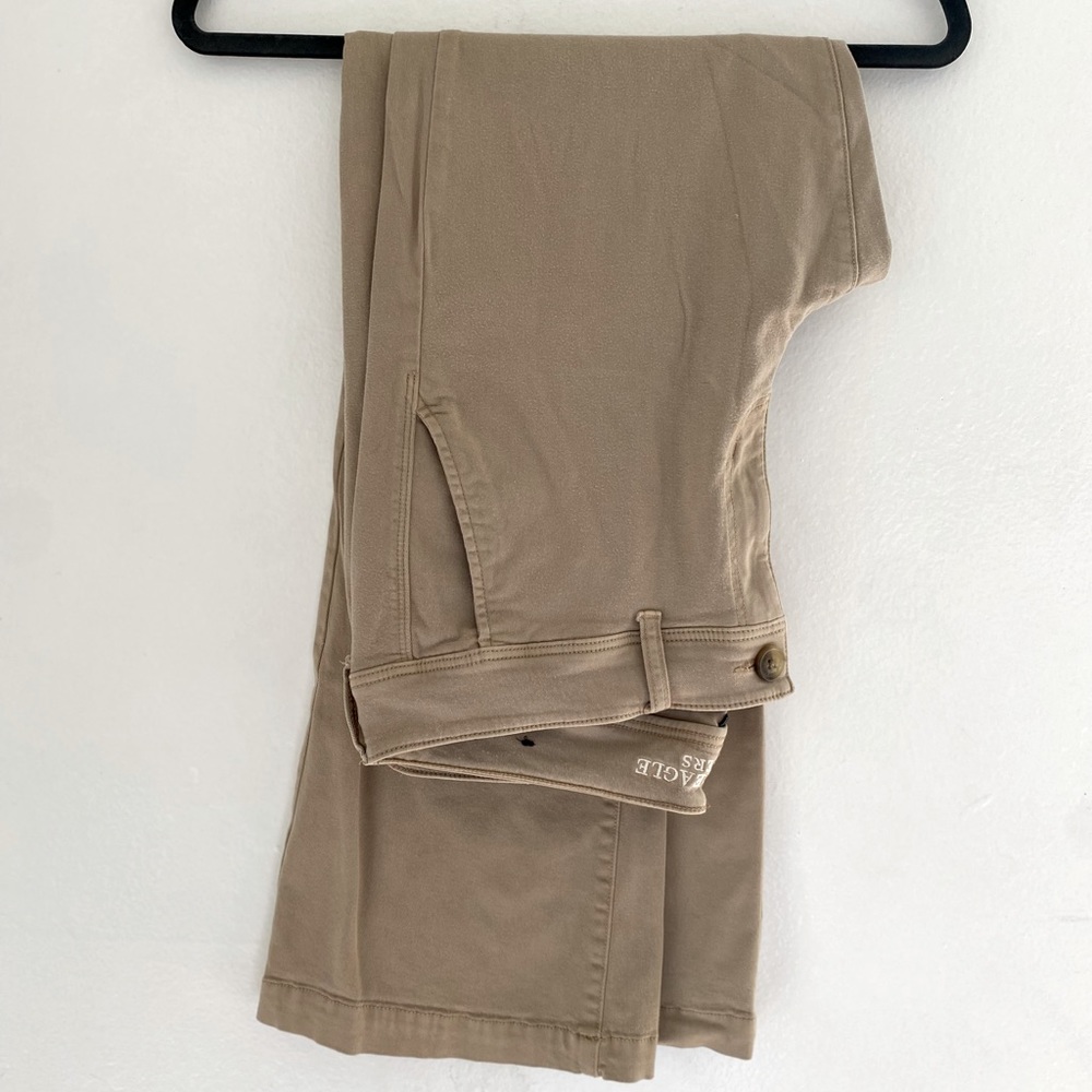 American Eagle Kick Boot Khaki Pants— size 16